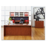 Alera Valencia Series Straight Desk Shell, 71w X 35.5d X 29.63h, Medium Cherry