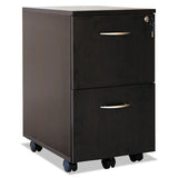 Alera Valencia Series Mobile File-file Pedestal, 15.38w X 20d X 26.63h, Espresso