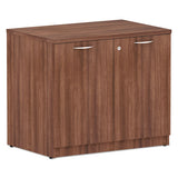 Alera Valencia Series Storage Cabinet, 34 1-8w X 22 7-8d X 29 1-2h, Mahogany