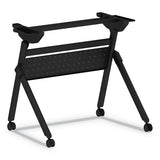 Flip And Nest Table Base, 32 1-4w X 23 5-8d X 28 1-2h, Black