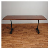 Alera Valencia Series Training Table T-leg Base, 54w X 19 3-4d X 28 1-2h, Black