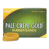 Pale Crepe Gold Rubber Bands, Size 64, 0.04" Gauge, Crepe, 1 Lb Box, 490-box