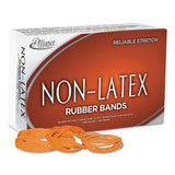 Non-latex Rubber Bands, Size 54 (assorted), 0.04" Gauge, Orange, 1 Lb Box