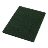Scrubbing Pads, 20" Diameter, Green, 5-ct