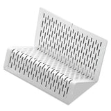 Urban Collection Punched Metal Business Card Holder, Holds 50 2 X 3 1-2, Black