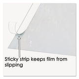 Second Sight Clear Plastic Hinged Desk Protector, 25 1-2 X 21