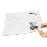 Second Sight Clear Plastic Hinged Desk Protector, 25 1-2 X 21