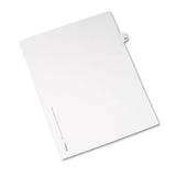 Preprinted Legal Exhibit Side Tab Index Dividers, Avery Style, 10-tab, 20, 11 X 8.5, White, 25-pack, (1020)