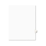 Preprinted Legal Exhibit Side Tab Index Dividers, Avery Style, 10-tab, 20, 11 X 8.5, White, 25-pack, (1020)