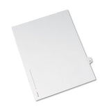 Preprinted Legal Exhibit Side Tab Index Dividers, Avery Style, 10-tab, 31, 11 X 8.5, White, 25-pack, (1031)