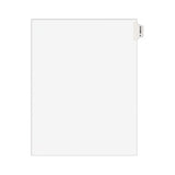 Avery-style Preprinted Legal Side Tab Divider, Exhibit I, Letter, White, 25-pack, (1379)