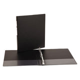 Economy Non-view Binder With Round Rings, 3 Rings, 0.5" Capacity, 11 X 8.5, Black, (3201)