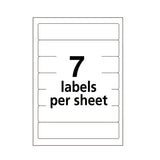 Printable 4" X 6" - Permanent File Folder Labels, 0.69 X 3.44, White, 7-sheet, 36 Sheets-pack, (5203)