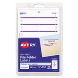 Printable 4" X 6" - Permanent File Folder Labels, 0.69 X 3.44, White, 7-sheet, 36 Sheets-pack, (5204)