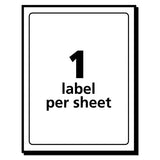 Removable Multi-use Labels, Inkjet-laser Printers, 4 X 6, White, 40-pack, (5454)