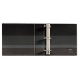 Heavy-duty Non Stick View Binder With Durahinge And Slant Rings, 3 Rings, 3" Capacity, 11 X 8.5, Black, (5600)