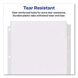 Insertable Big Tab Dividers, 8-tab, 11 1-8 X 9 1-4