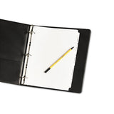 Write & Erase Plain-tab Paper Dividers, 5-tab, Letter, White, 36 Sets