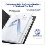 Customizable Print-on Dividers, 8-tab, Letter