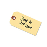 Unstrung Shipping Tags, 13-pt. Stock, 5 1-4 X 2 5-8, Manila, 1,000-box