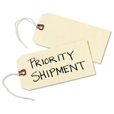 Strung Shipping Tags, 13pt. Stock, 6 1-4 X 3 1-8, Manila, 1,000-box