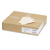 Strung Shipping Tags, 13pt. Stock, 6 1-4 X 3 1-8, Manila, 1,000-box