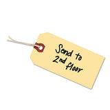 Strung Shipping Tags, 13pt. Stock, 6 1-4 X 3 1-8, Manila, 1,000-box