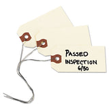 Double Wired Shipping Tags, 13pt. Stock, 3 1-4 X 1 5-8, Manila, 1,000-box