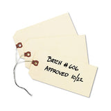 Double Wired Shipping Tags, 13pt. Stock, 6 1-4 X 3 1-8, Manila, 1,000-box