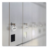 Heavyweight Stock Metal Rim Tags, 1 1-4 Dia, White, 500-box