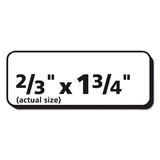 Matte Clear Easy Peel Mailing Labels W- Sure Feed Technology, Laser Printers, 0.66 X 1.75, Clear, 60-sheet, 10 Sheets-pack