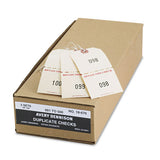 Duplicate Auto Park Tags, 1-500, 4 3-4 X 2 3-8, Manila, 500-box