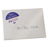 Round Print-to-the Edge Labels With Sure Feed And Easy Peel, 2" Dia, Glossy Clear, 120-pk