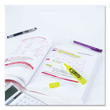 Hi-liter Desk-style Highlighters, Chisel Tip, Fluorescent Yellow, Dozen