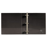 Durable Non-view Binder With Durahinge And Slant Rings, 3 Rings, 1.5" Capacity, 11 X 8.5, Black