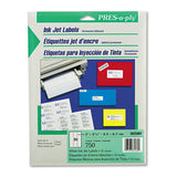 Labels, Laser Printers, 2 X 4, White, 10-sheet, 100 Sheets-box
