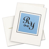 Textured Note Cards, Inkjet, 4 1-4 X 5 1-2, Uncoated White, 50-bx W-envelopes