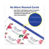 Printable Microperforated Business Cards With Sure Feed Technology, Laser, 2 X 3.5, Ivory, Uncoated, 250-pack
