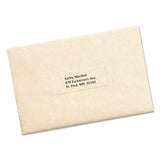 Matte Clear Easy Peel Mailing Labels W- Sure Feed Technology, Laser Printers, 1 X 2.63, Clear, 30-sheet, 25 Sheets-box