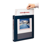 Framed View Heavy-duty Binders, 3 Rings, 2" Capacity, 11 X 8.5, Black