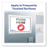 Touchguard Protective Film Sheet, 9" X 12", Matte Clear, 10-pack