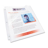 Quick Top & Side Loading Sheet Protectors, Letter, Diamond Clear, 50-box
