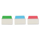 Ultra Tabs Repositionable Standard Tabs, 1-5-cut Tabs, Assorted Primary Colors, 2" Wide, 48-pack