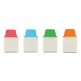 Ultra Tabs Repositionable Mini Tabs, 1-5-cut Tabs, Assorted Primary Colors, 1" Wide, 40-pack