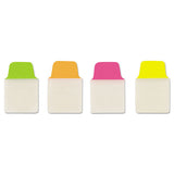 Ultra Tabs Repositionable Mini Tabs, 1-5-cut Tabs, Assorted Neon, 1" Wide, 80-pack