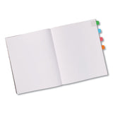 Ultra Tabs Repositionable Mini Tabs, 1-5-cut Tabs, Assorted Primary Colors, 1" Wide, 80-pack