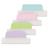 Ultra Tabs Repositionable Margin Tabs, 1-5-cut Tabs, Assorted Pastels, 2.5" Wide, 24-pack