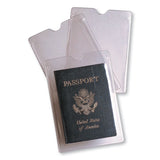 Top-load Clear Vinyl Envelopes W-thumb Notch, 4 X 6, Clear, 10-pack