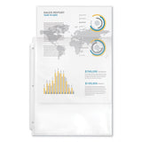 Top-load Recycled Polypropylene Sheet Protector, Semi-clear, 100-box