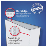 Heavy-duty Non-view Binder With Durahinge, Locking One Touch Ezd Rings And Thumb Notch, 3 Rings, 5" Capacity, 11 X 8.5, Red